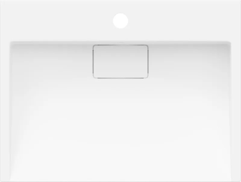 Mexen Ava lavatório de bancada em aglomerado 1/O 50 x 38 cm, branco - 23015001