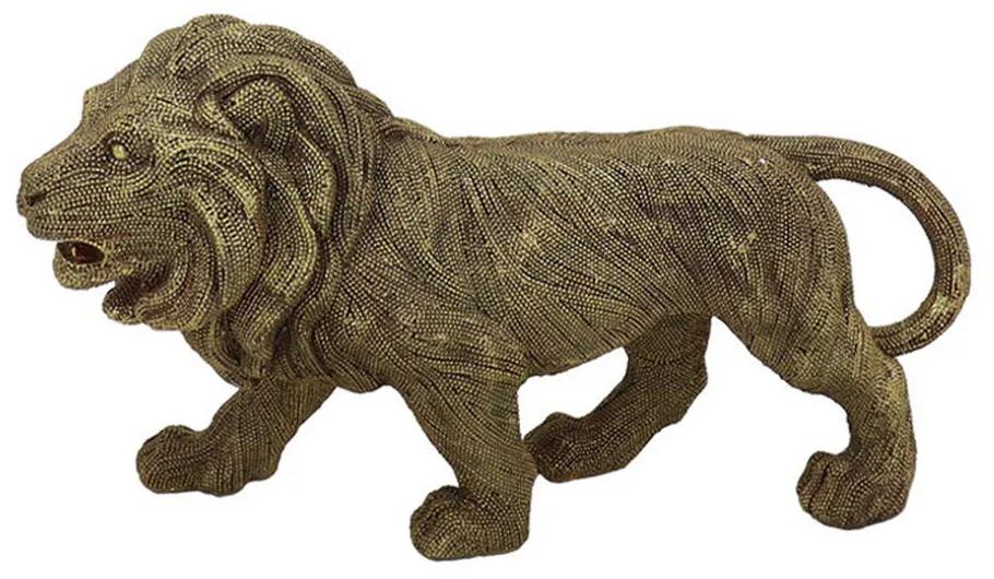 Figura Decorativa Dkd Home Decor Leão Resina (30 X 9.4 X 16.7 cm)