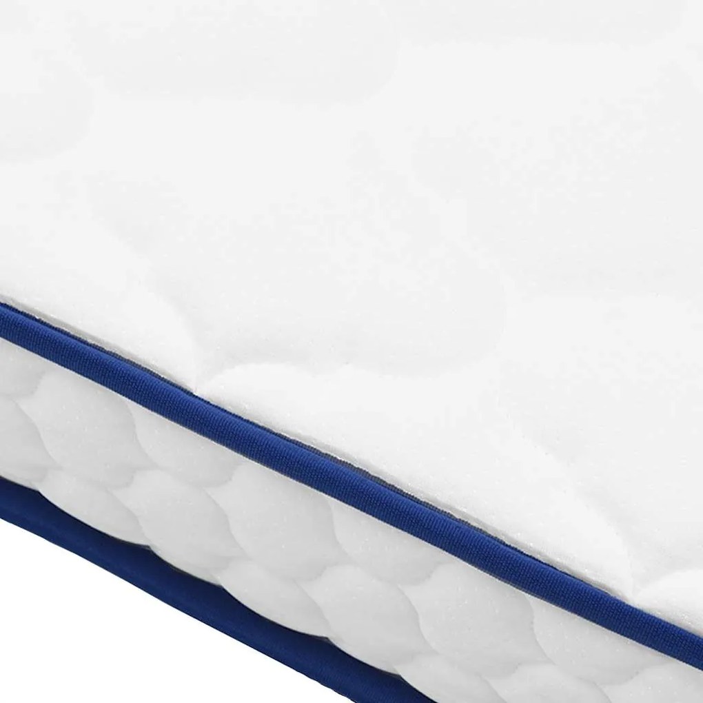 Colchão de espuma de memória 70x200x17 cm branco