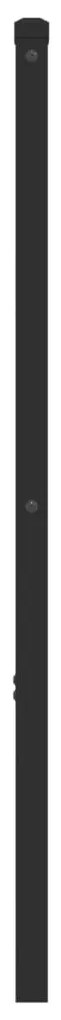 Cabeceira de cama 180 cm metal preto