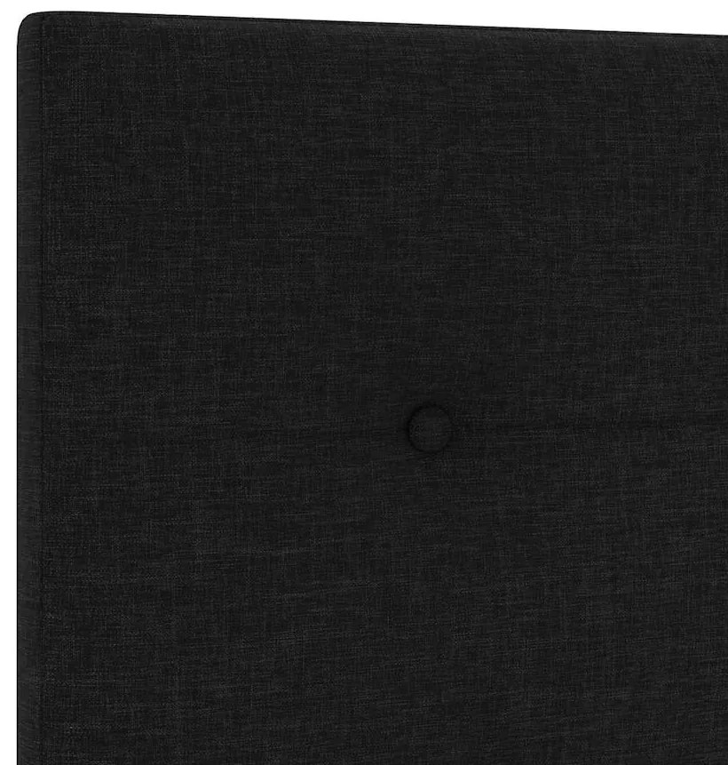 Cama vidaXL Preta 140x200 cm em Tecido