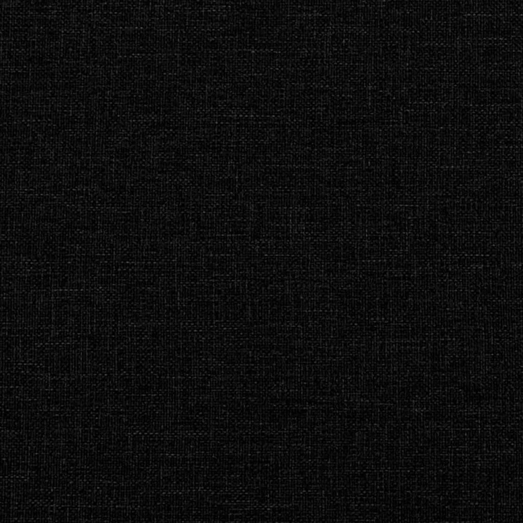 Sofá-cama em forma de L 260x140x70 cm tecido preto