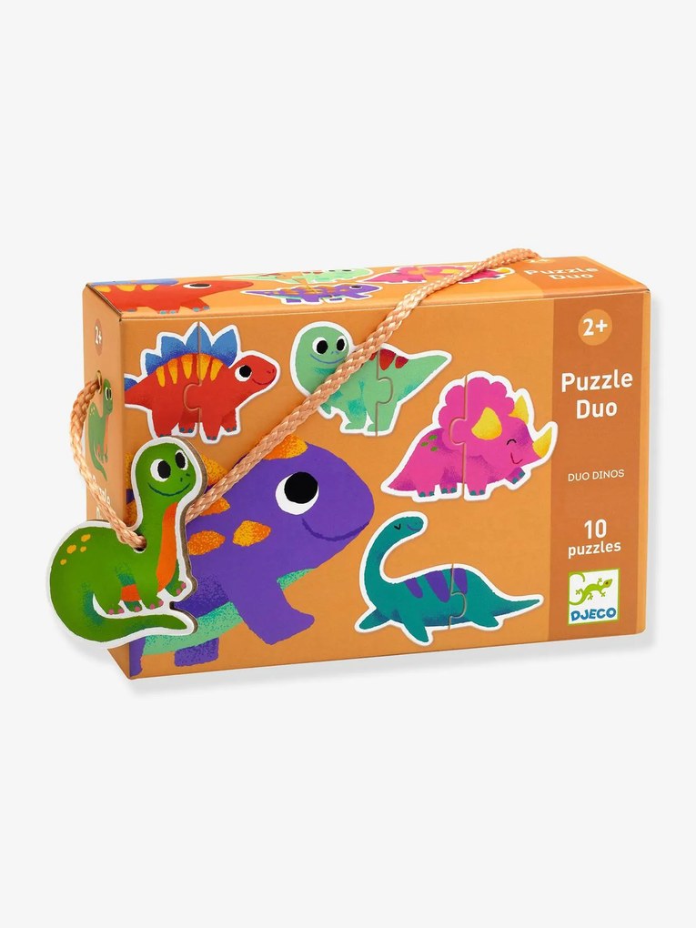 Puzzle Dinos duo - DJECO multicolor