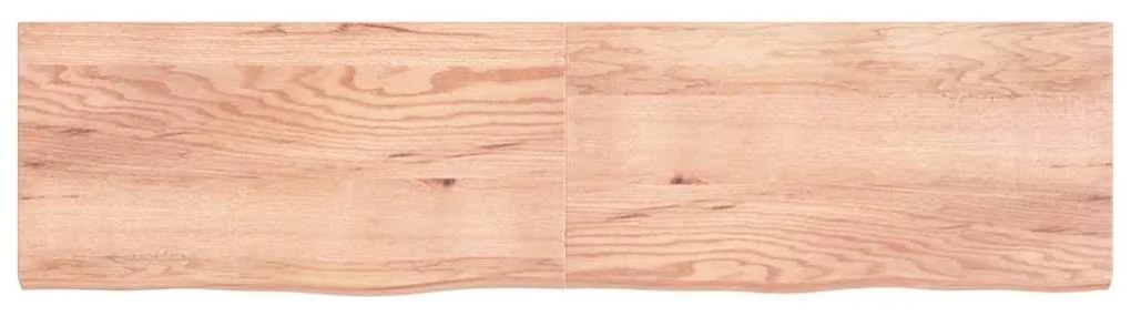 Prateleira de parede 200x50x(2-6) cm carvalho tratado castanho