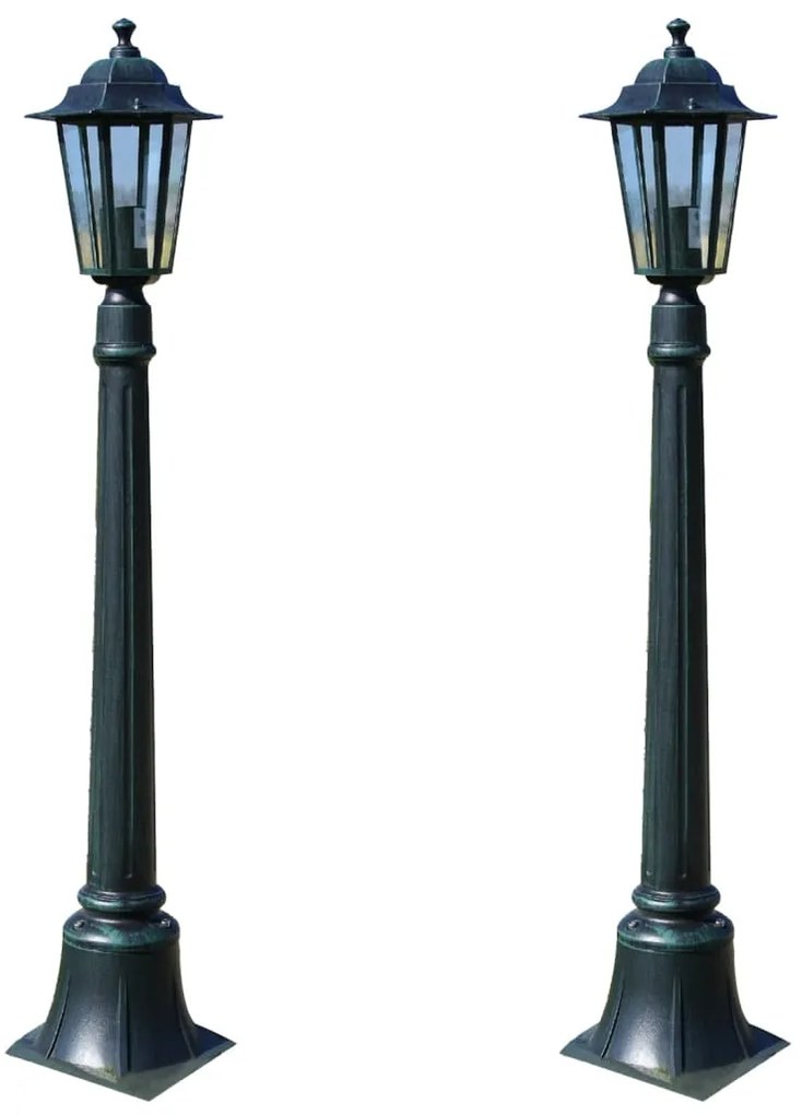 3057506 vidaXL Candeeiros de jardim Preston 2 pcs 105 cm