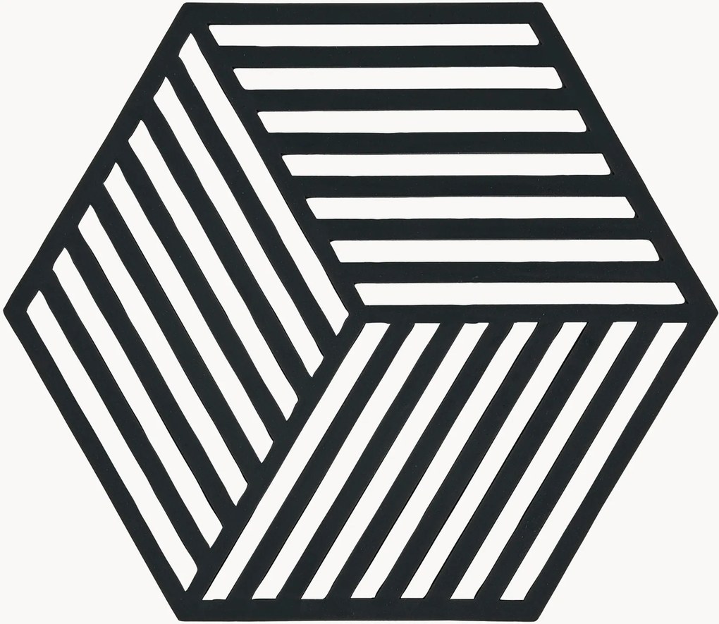 Bases para copos em silicone Hexagon, conjunto de 6
