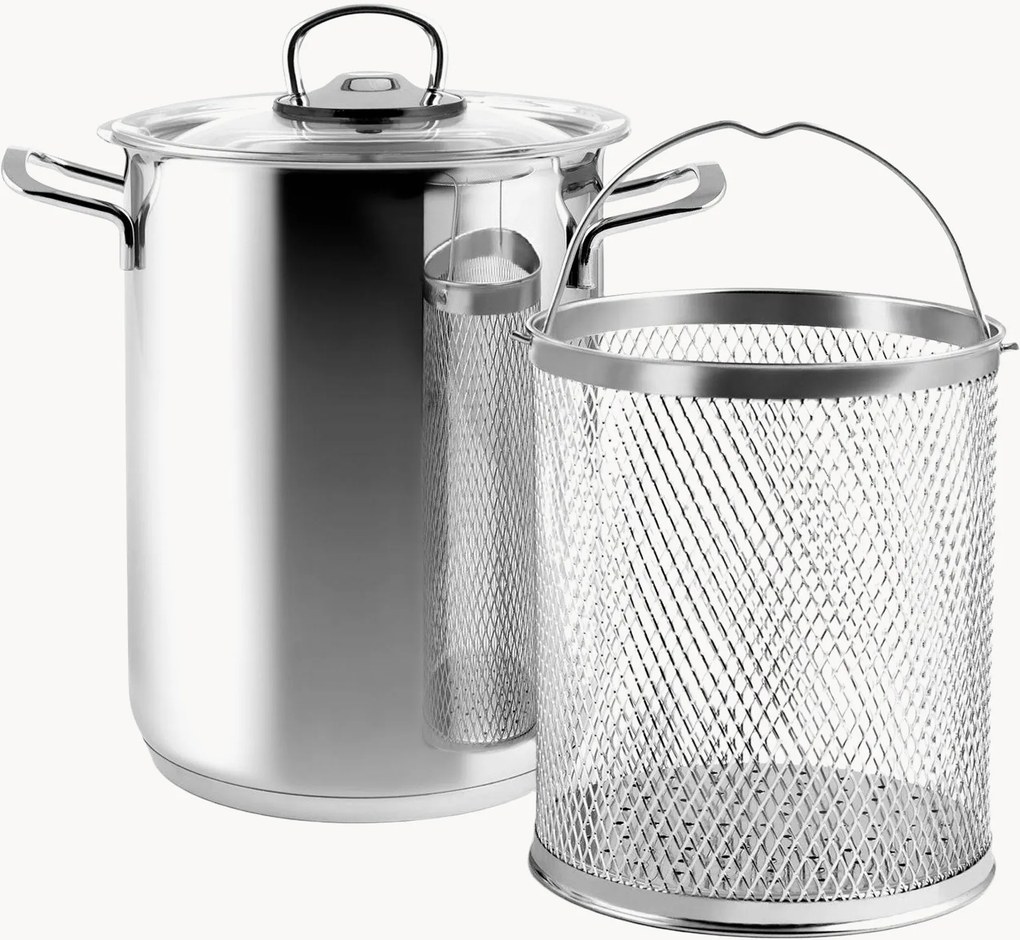 Panela para espargos com cesto e tampa Chef