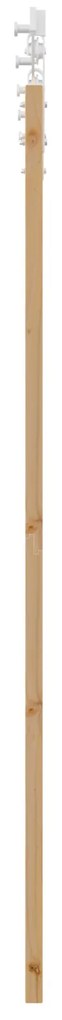 Porta Deslizante vidaXL com Conjunto de Ferragens 61x198.5 cm Madeira