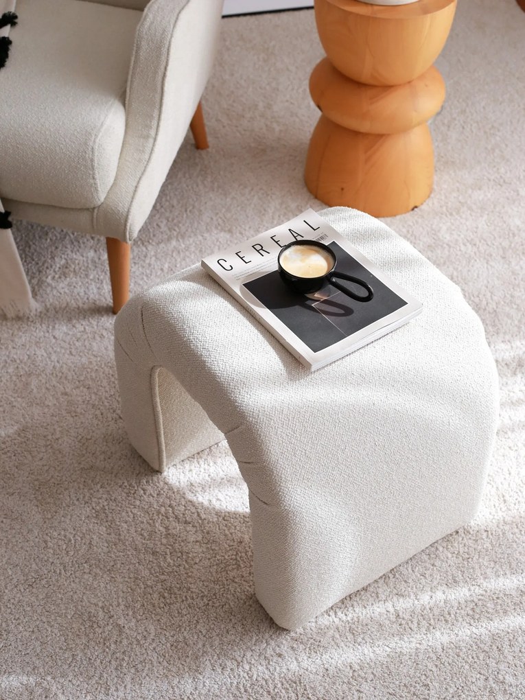 Pouffe Nu – Cream – 51x45x46 cm