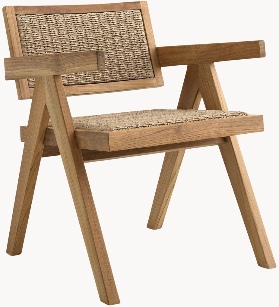 Cadeira de jantar para jardim em madeira de teca Kristo