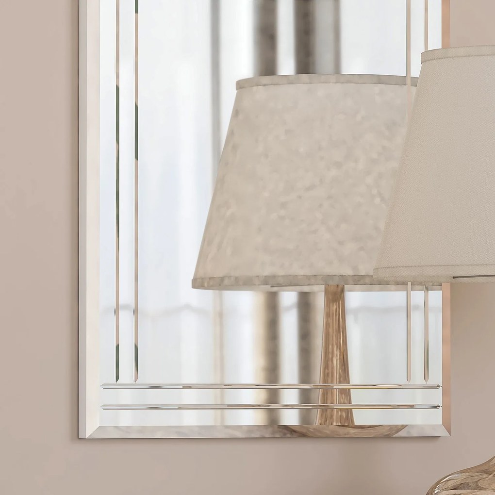 Conjunto de Espelhos Decorativos Mini Buhem – Transparente – 30x70x2,2