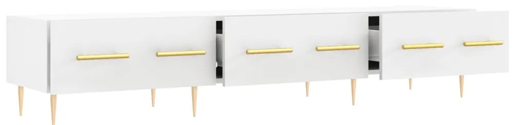 Móvel de TV 150x36x30 cm derivados de madeira branco