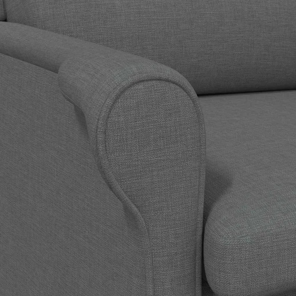 Poltrona Cinza Escuro 52 cm Tecido