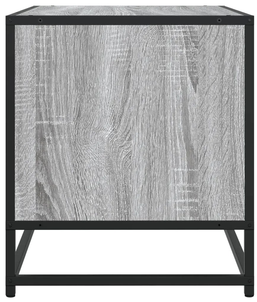 Móvel TV 120,5x40x46 cm derivados madeira/metal cinzento sonoma