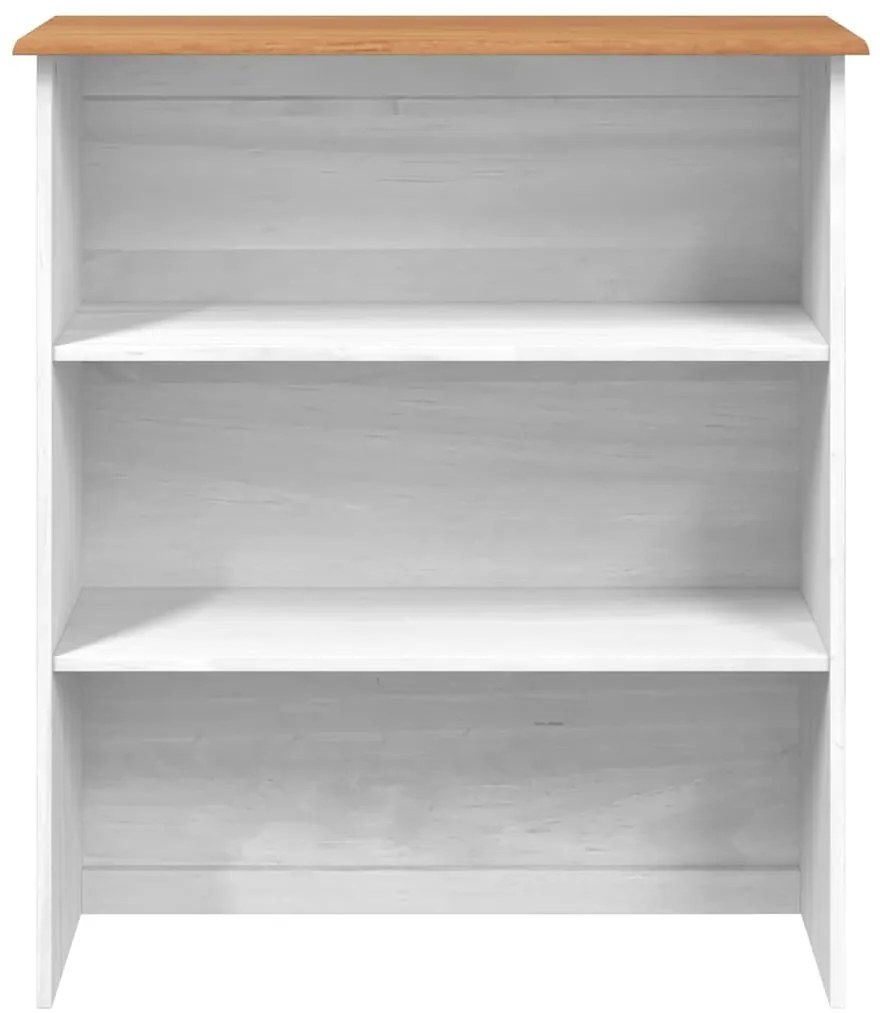 Gaiola "ASKIM" Branca 91x30x104 cm Madeira Sólida de Pinheiro