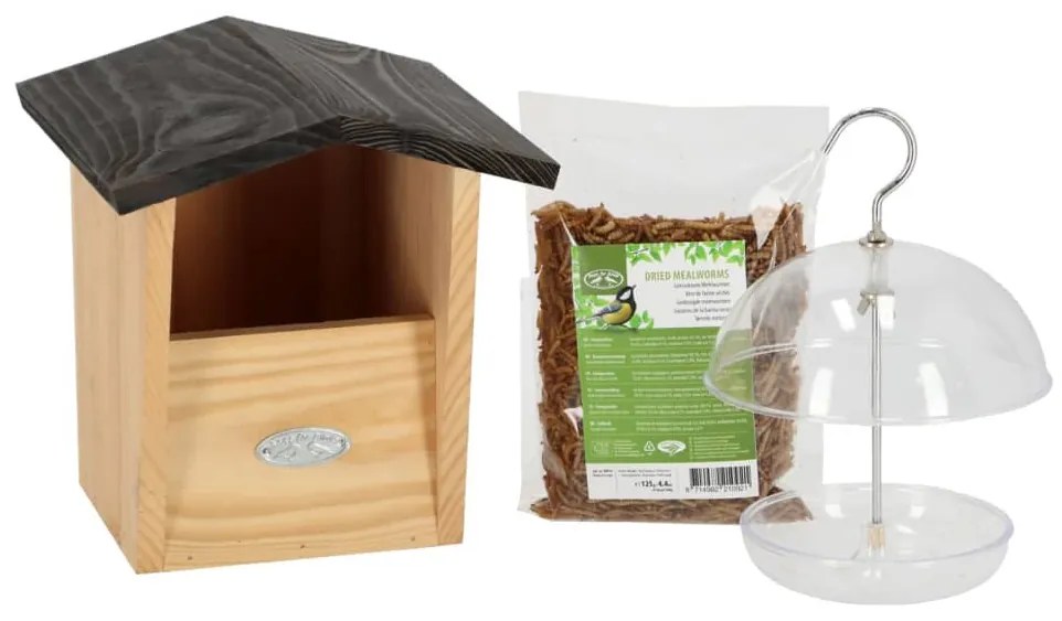 444900 Esschert Design Conj. completo alimentação para piscos-de-peito-ruivo