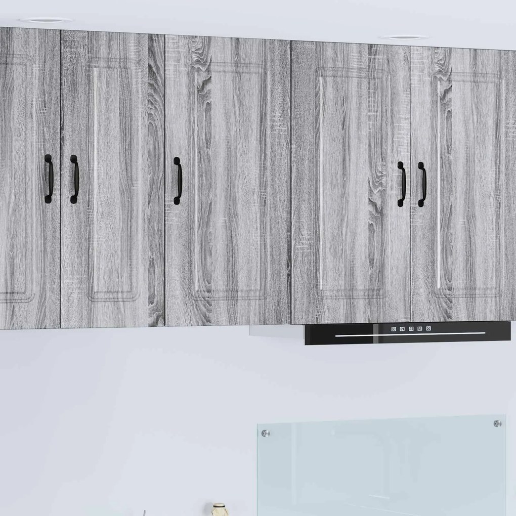 vidaXL Armário de Cozinha Kalmar Cinza Sonoma 40 x 31 x 80 cm