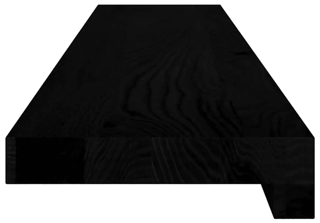 Soleiras da janela 2 pcs 100x15x2 cm carvalho castanho-escuro