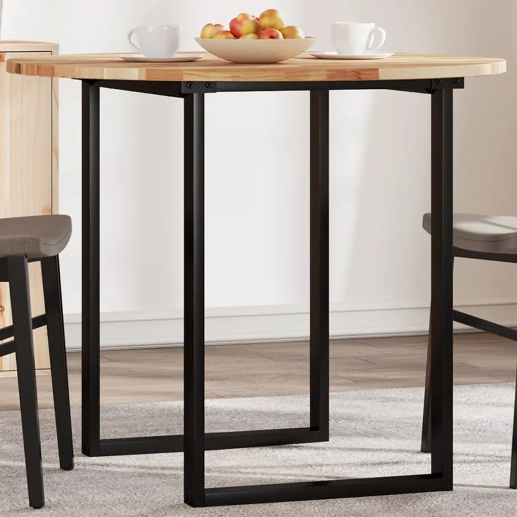vidaXL Tampo de mesa redondo Ø90x2 cm madeira de acácia maciça
