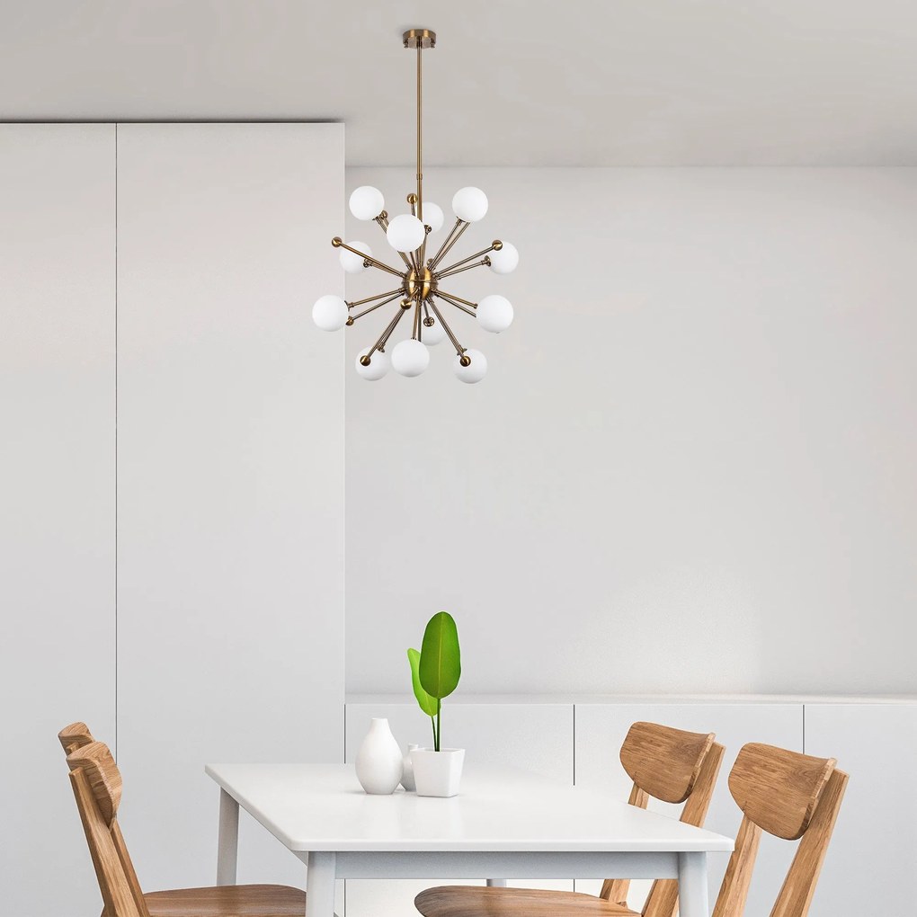 Candeeiro de Teto Chandelier Cavud – Vintage – 60 x 60 x 68 cm