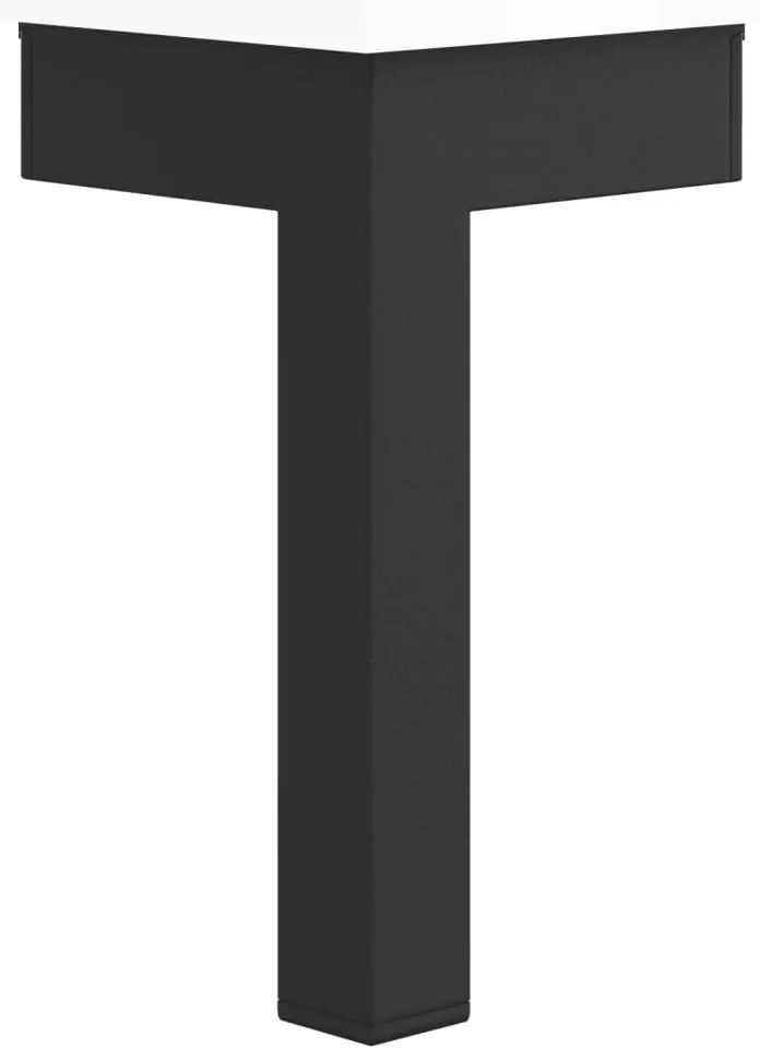 Móvel para TV 102x36x50 cm derivados madeira branco brilhante