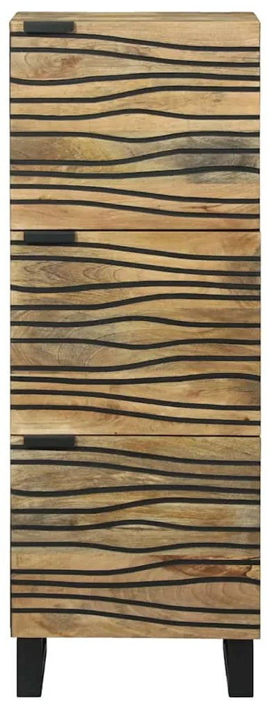 Armário Alto - 40x33,5x110 cm em Madeira de Manga Sólida