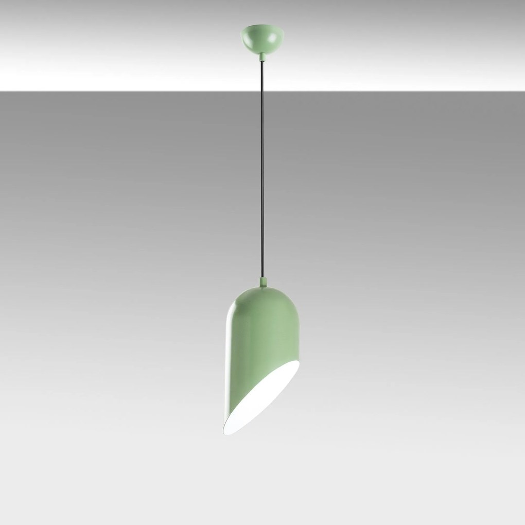Candeeiro de Teto Kesık – Mint – Ø14 h:25 cm