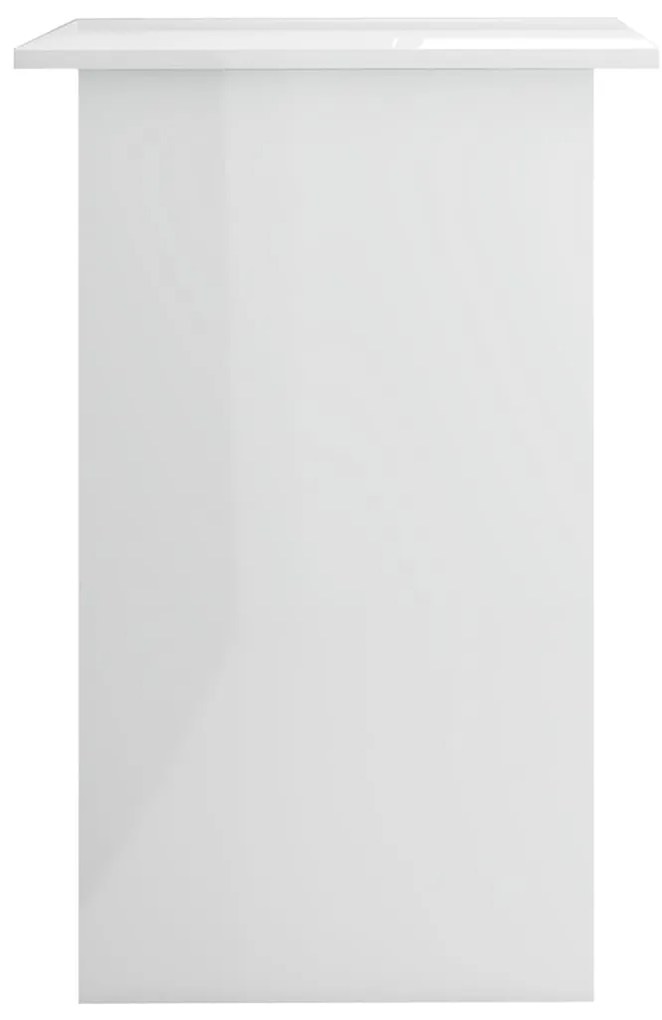 Secretária 90x50x74 cm derivados de madeira branco brilhante