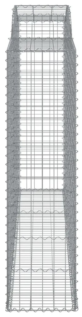 Cestos gabião arqueados 7pcs 300x50x180/200cm ferro galvanizado