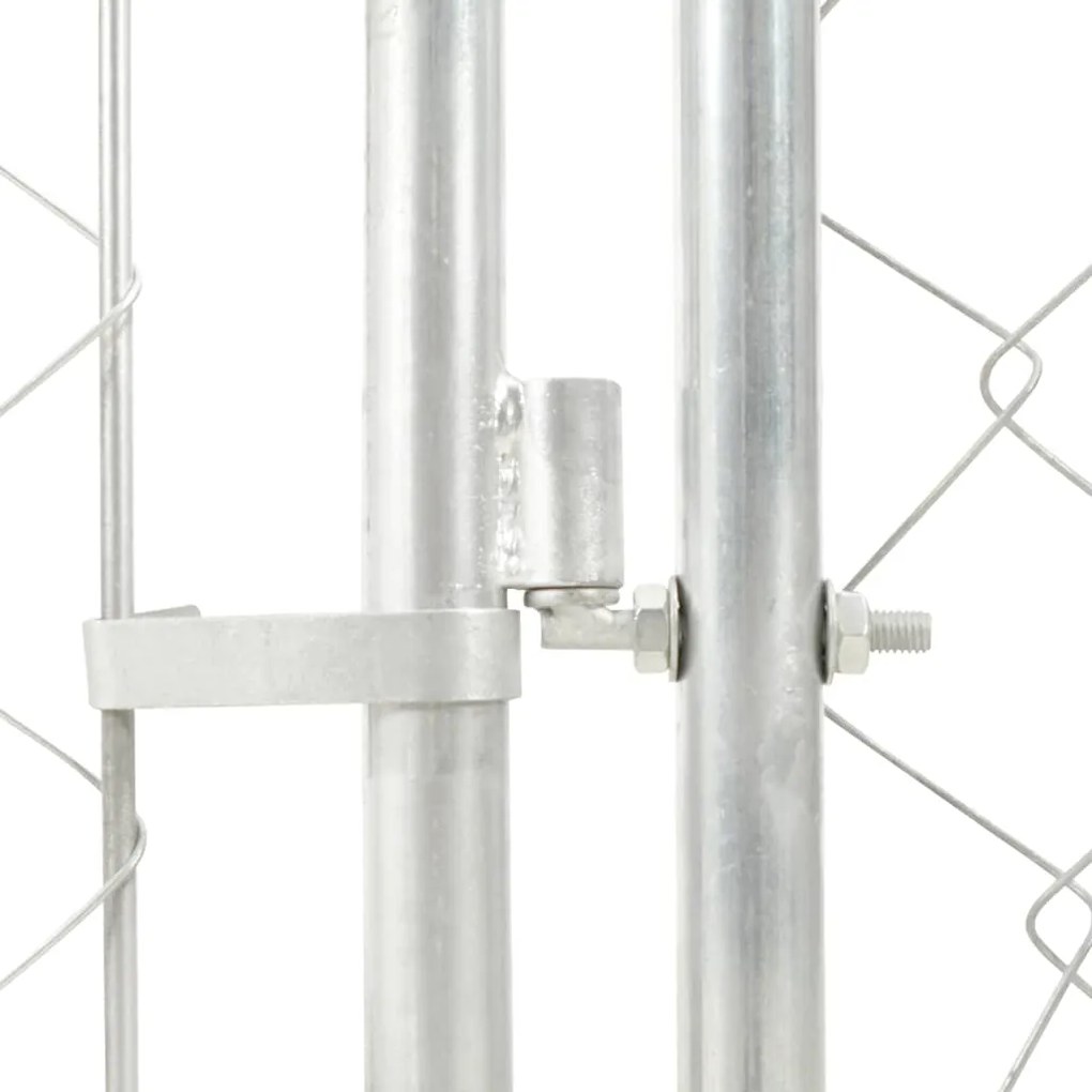 Canil de exterior com telhado 100x100x125 cm