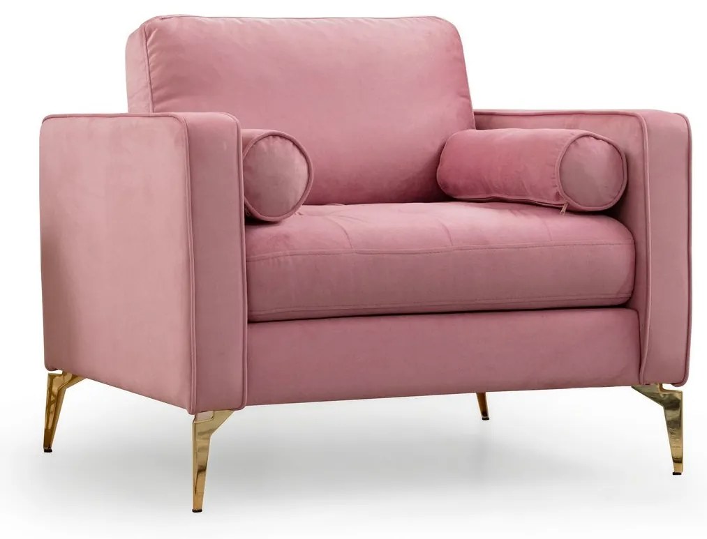 **** Cadeira Wing Rome – Rosa Pó – 105x85x90 cm
**