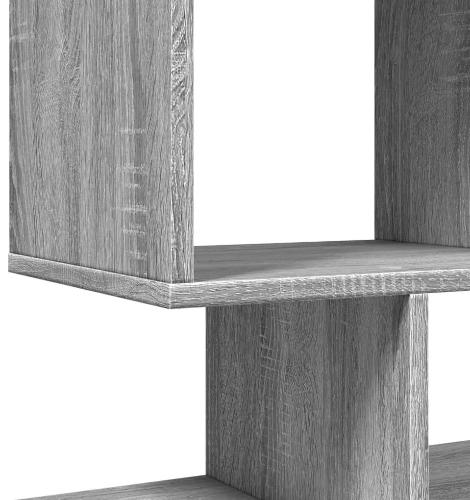 Estante divisória 92x29x112 cm derivados madeira cinza sonoma