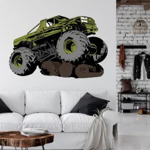 Autocolante de parede - Monster Car!