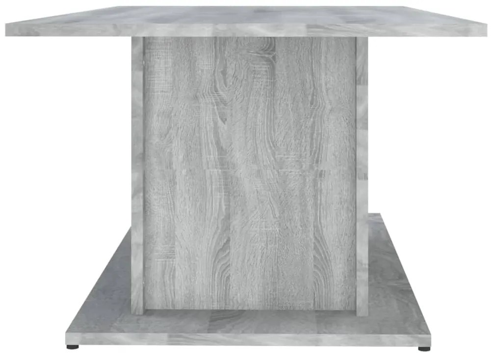 Mesa de centro 102x55,5x40 cm derivados de madeira cinza sonoma