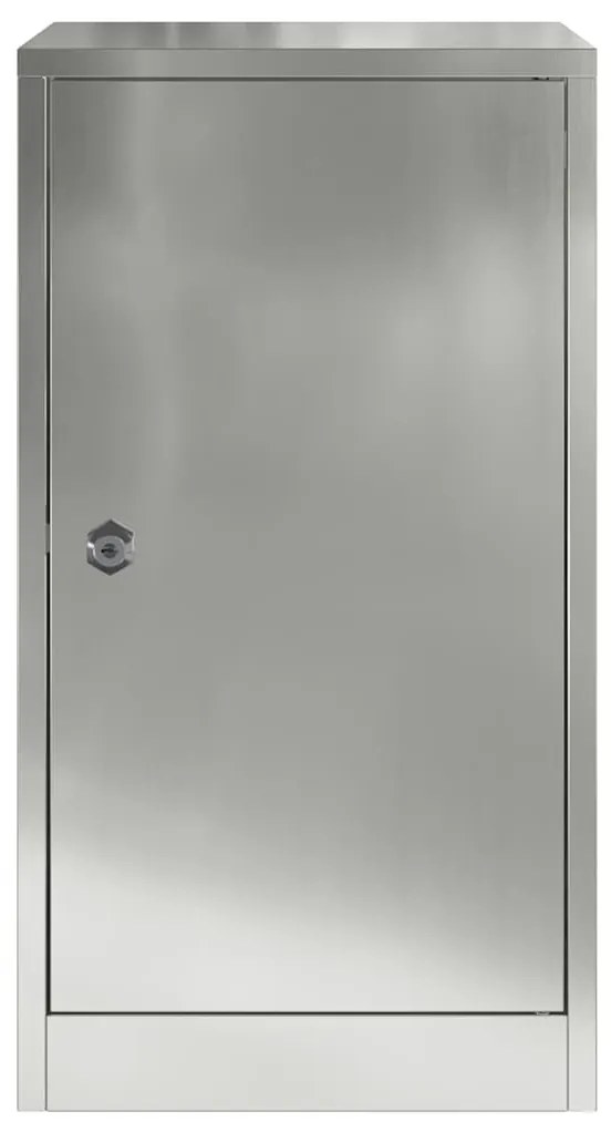 caixa de correio Preto 30 x 23 x 55 cm Aço galvanizado