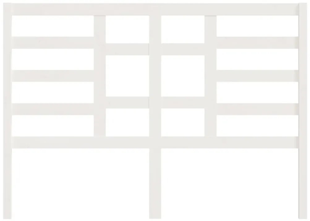 Cabeceira de cama 166x4x104 cm pinho maciço branco