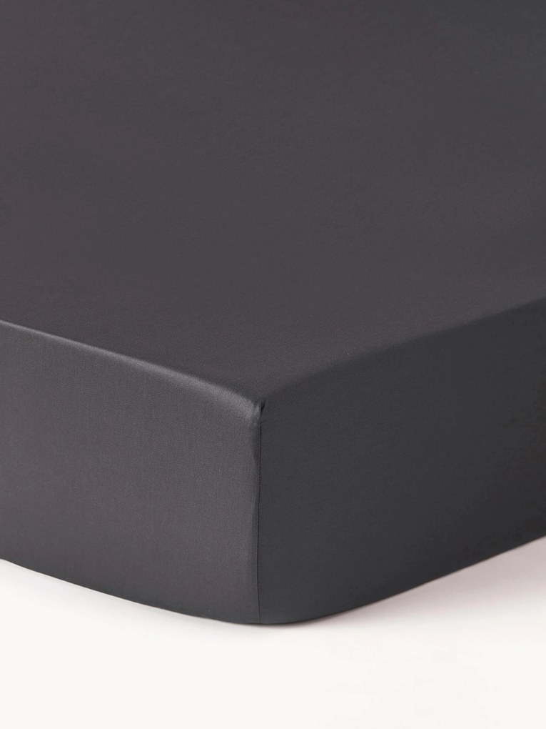 Lençol-capa para topper em cetim de algodão Premium
