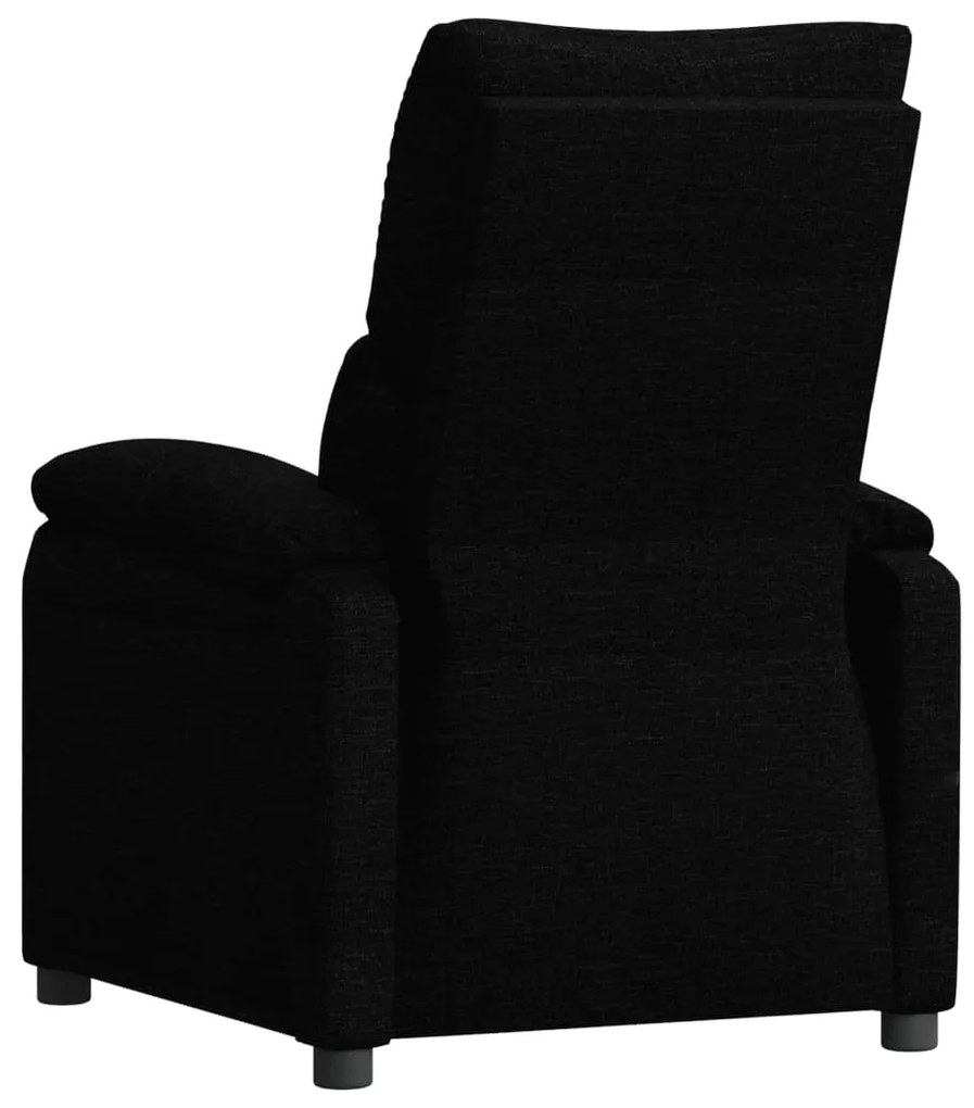 Poltrona reclinável tecido preto