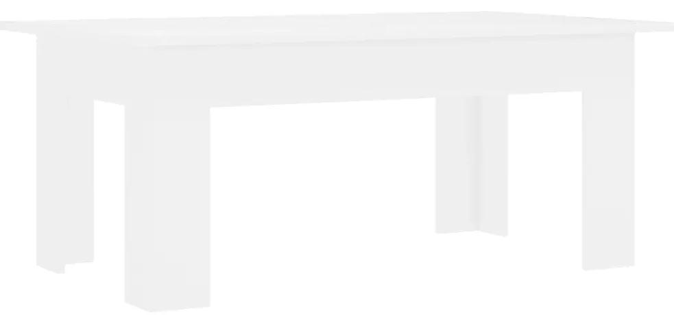 Mesa de centro 100x60x42 cm contraplacado branco
