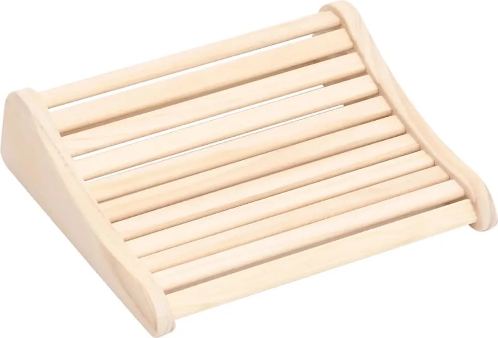 VidaXL Apoio de cabeça para sauna madeira de pinho maciça