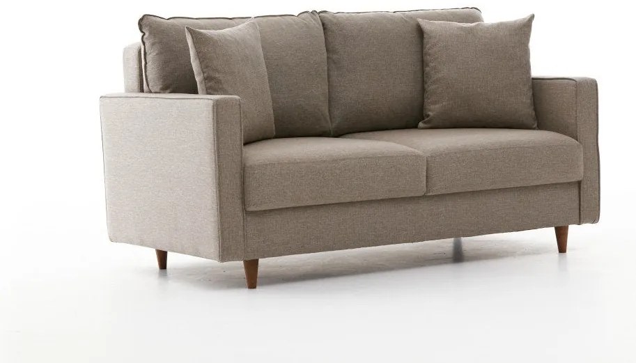 Sofá de 2 Lugares Eva – Creme – 155 cm x 82 cm x 90 cm