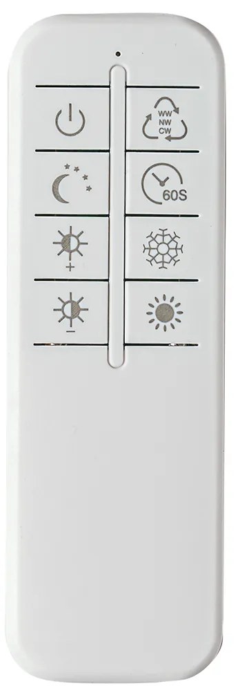 Plafon Escandinavo Madeira 30cm incl. LED Regulável - Pecker