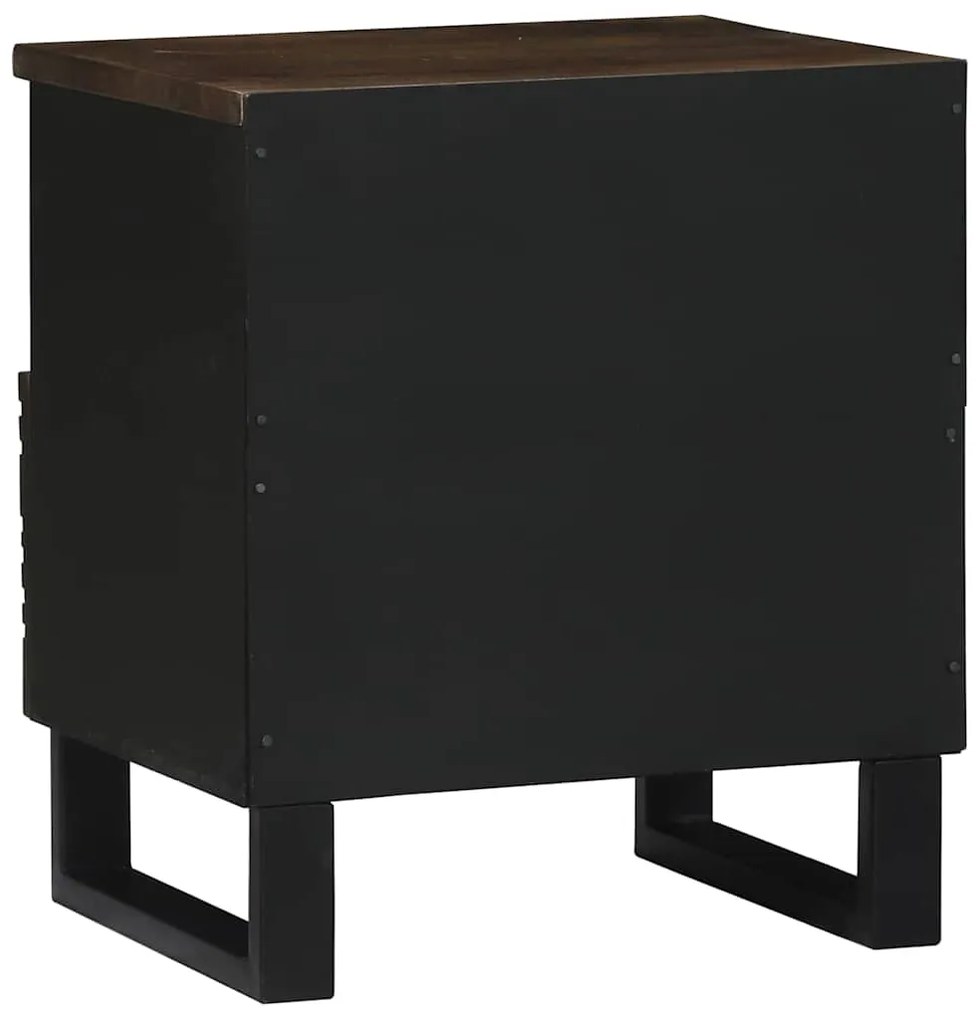 Gabinetes de Cabeceira 2 pcs 40 x 33 x 46 cm Madeira maciça de Manga
