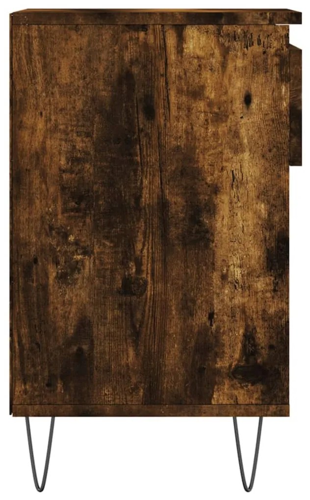 Sapateira 102x36x60 cm derivados de madeira carvalho fumado