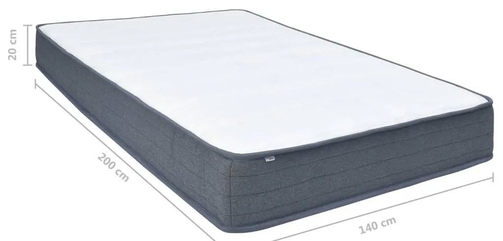Colchão para cama boxspring 200x140x20 cm