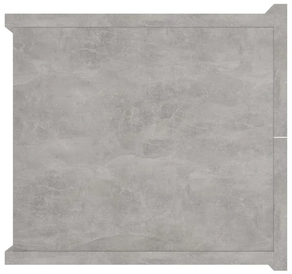 Mesas de cabeceira 2 pcs 40x30x30 cm derivados madeira cinzento