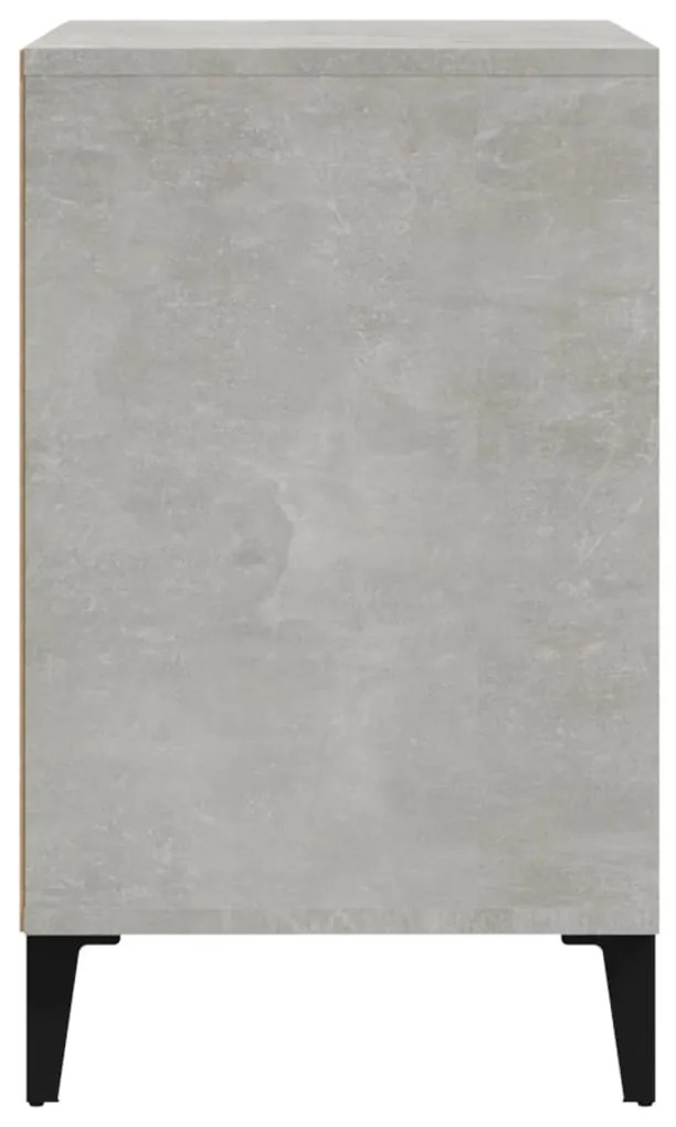 Sapateira 102x36x60 cm madeira processada cinzento cimento