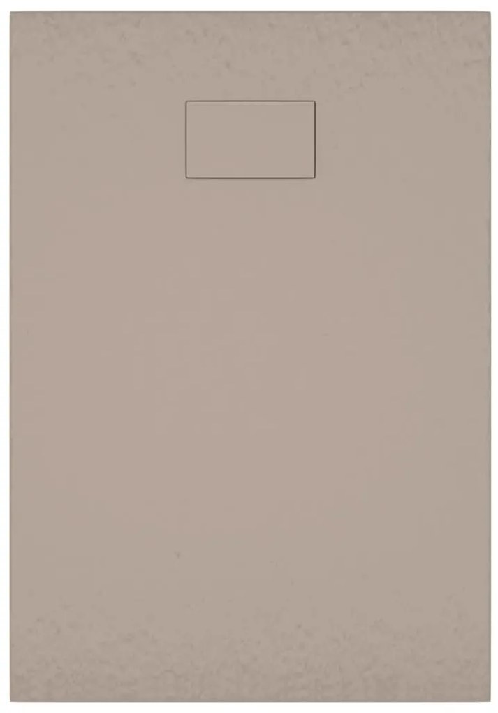 Base de chuveiro SMC 100x70 cm castanho