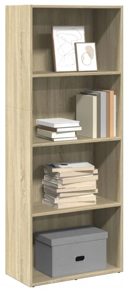 vidaXL Estante 60x30x152 cm derivados de madeira carvalho sonoma