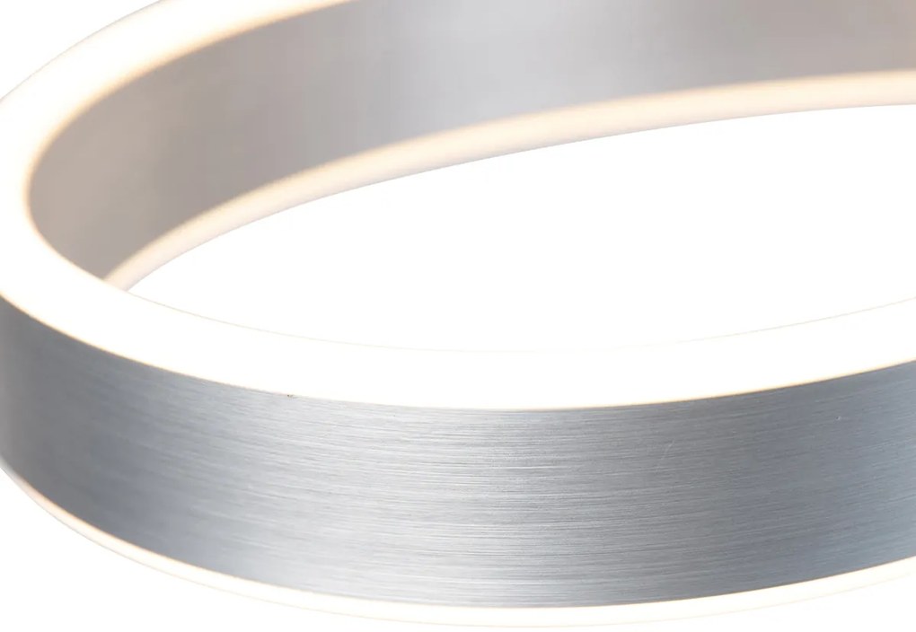 Candeeiro de suspensão design em aço com LED regulável em 3 níveis - Frank Design
